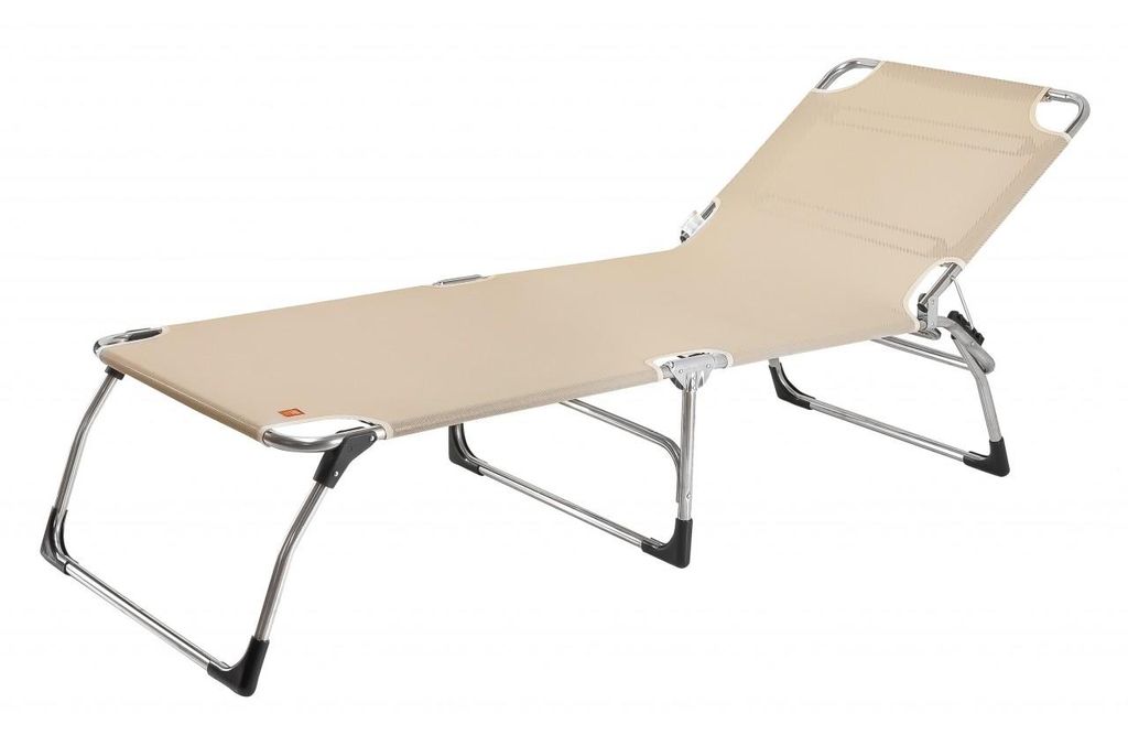 AMIGO BIG Taupe Aluminium Dreibeinliege FIAM